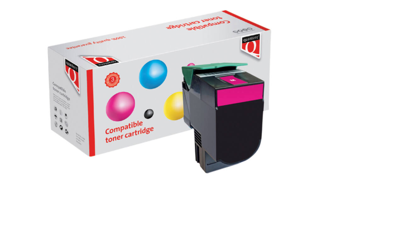 Tonercartridge Quantore alternatief tbv Lexmark C544X2MG rood