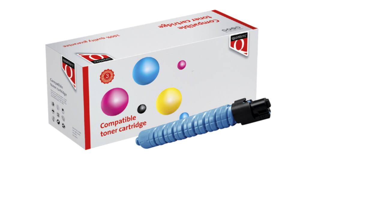 Toner Quantore alternatief tbv Ricoh 841505 blauw