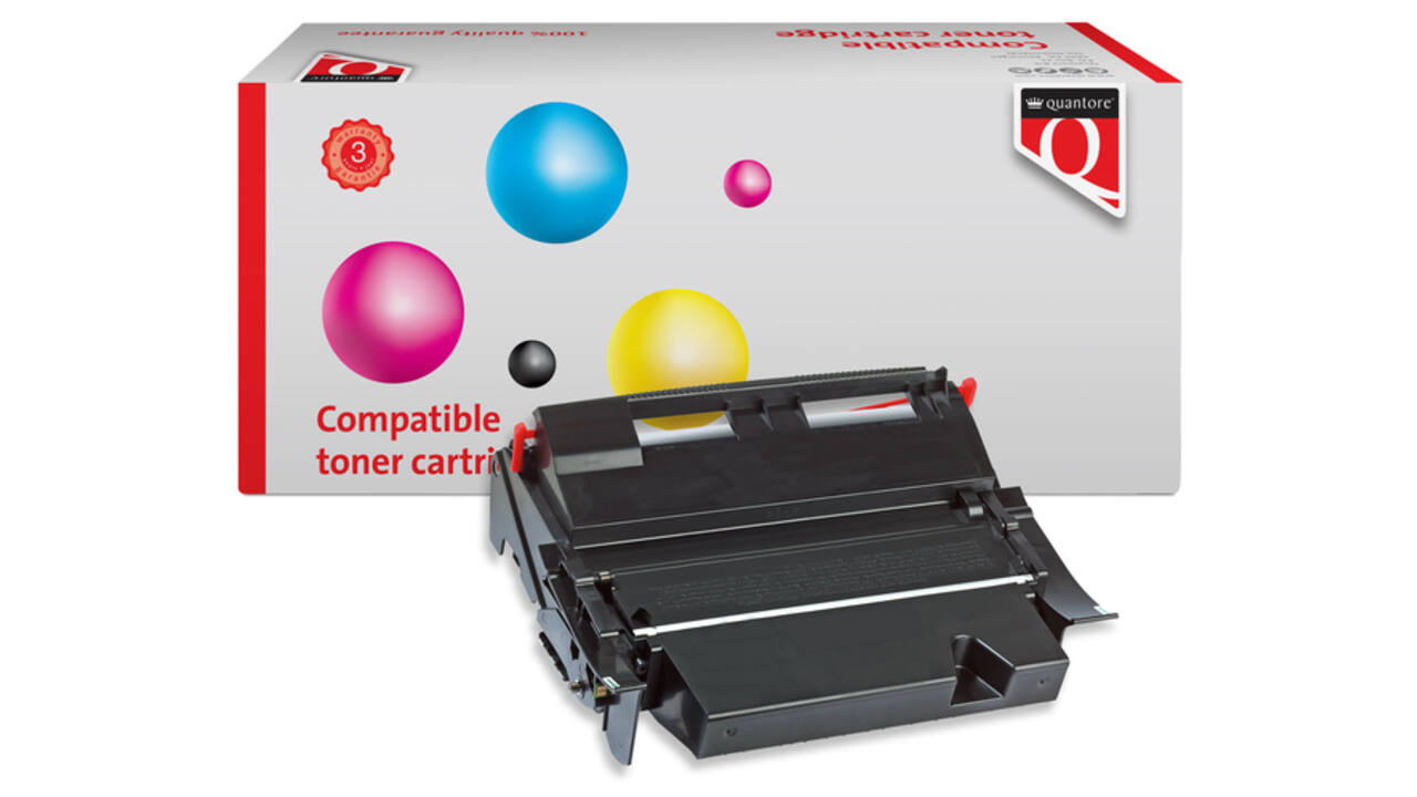 Tonercartridge Quantore alternatief tbv Lexmark 64036SE zwart