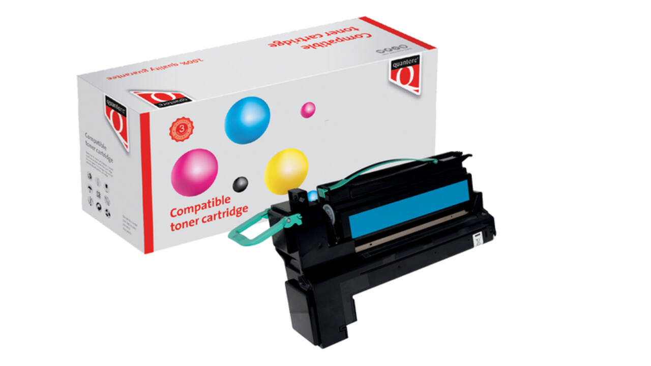 Tonercartridge Quantore alternatief tbv Lexmark X792X2CG blauw