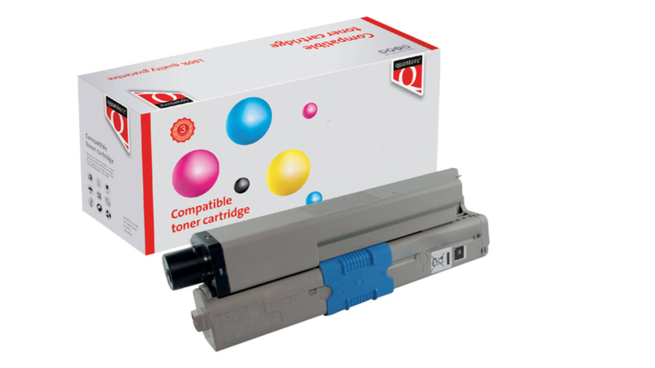 Toner Quantore alternatief tbv Oki 46471104 zwart