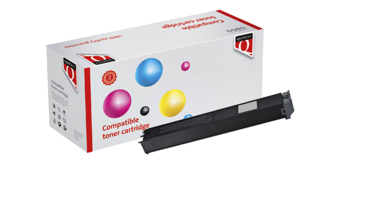 Toner Quantore alternatief tbv Sharp MX-31GTBA zwart