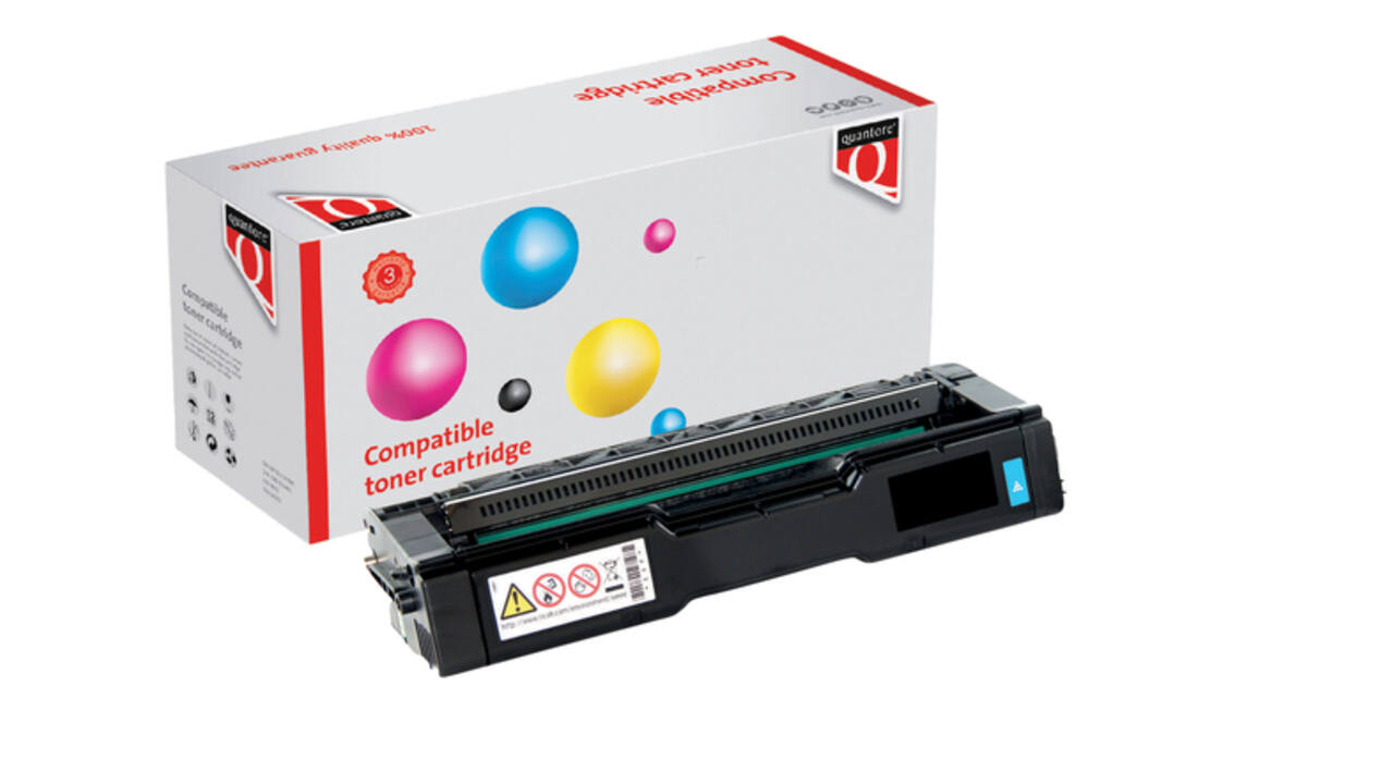 Toner Quantore alternatief tbv Ricoh 406480 blauw