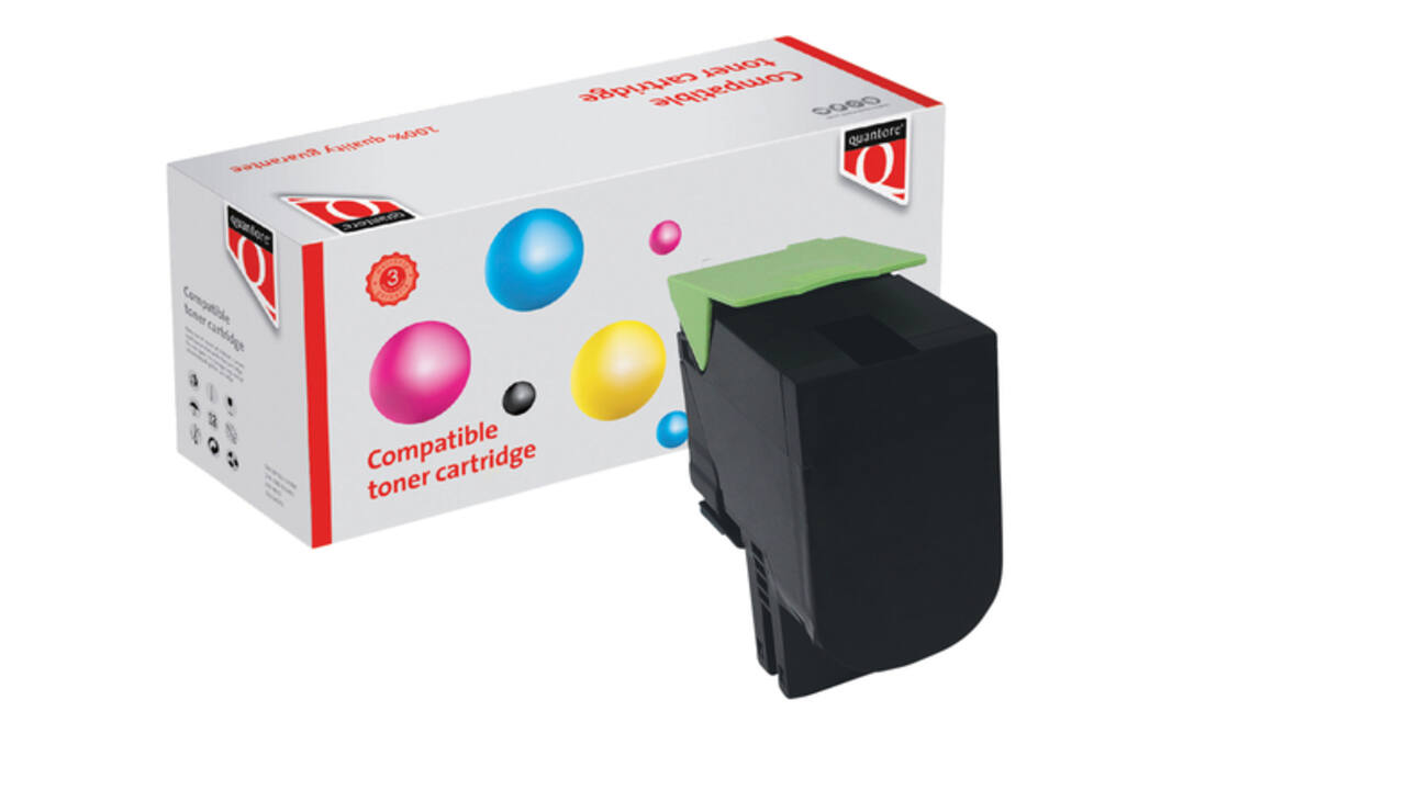 Tonercartridge Quantore alternatief tbv Lexmark 24B6011 zwart