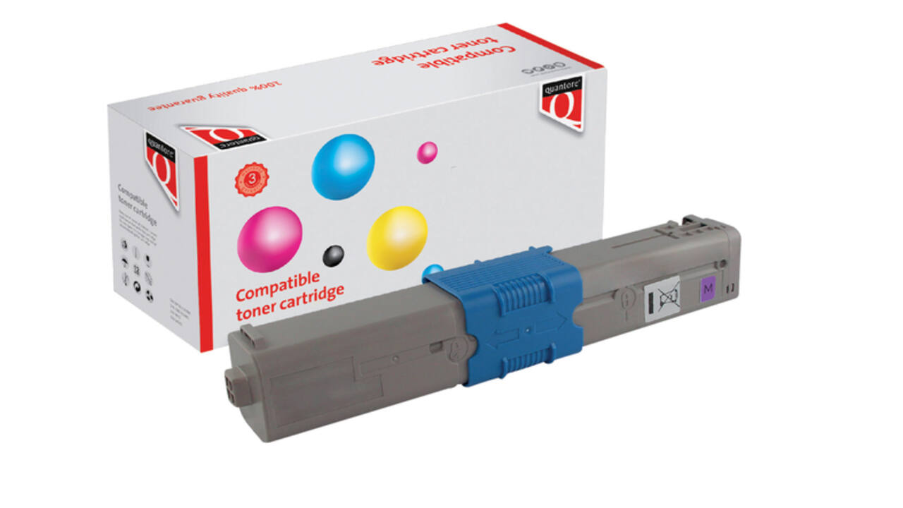 Toner Quantore alternatief tbv Oki 44844506 rood