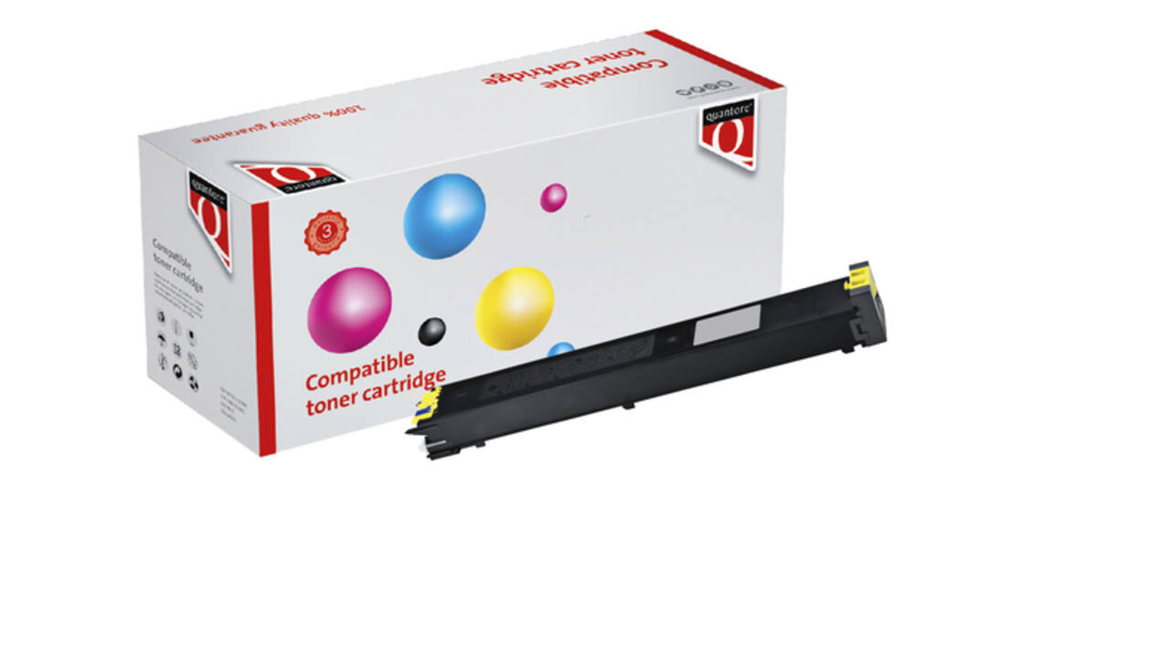 Toner Quantore alternatief tbv Sharp MX-31GTYA geel