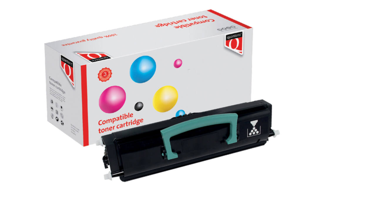 Tonercartridge Quantore alternatief tbv Lexmark X203A11G zwart