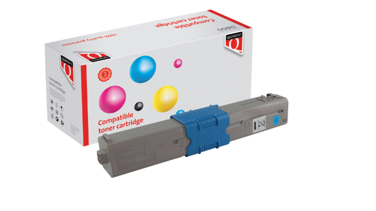 Toner Quantore alternatief tbv Oki 44844507 blauw