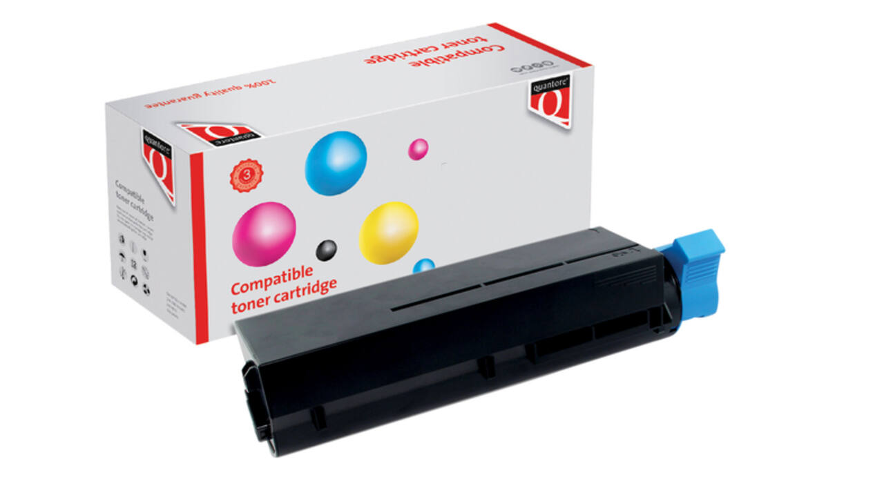 Toner Quantore alternatief tbv Oki 45807111 zwart