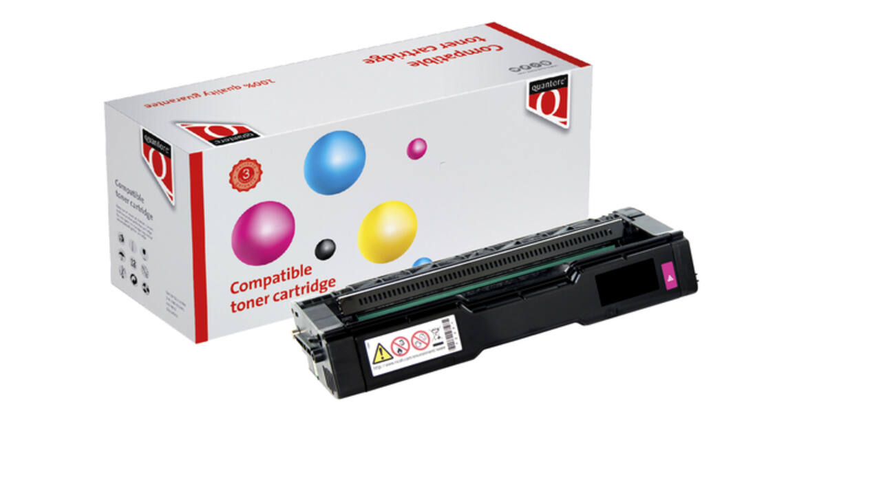 Toner Quantore alternatief tbv Ricoh 407901 rood