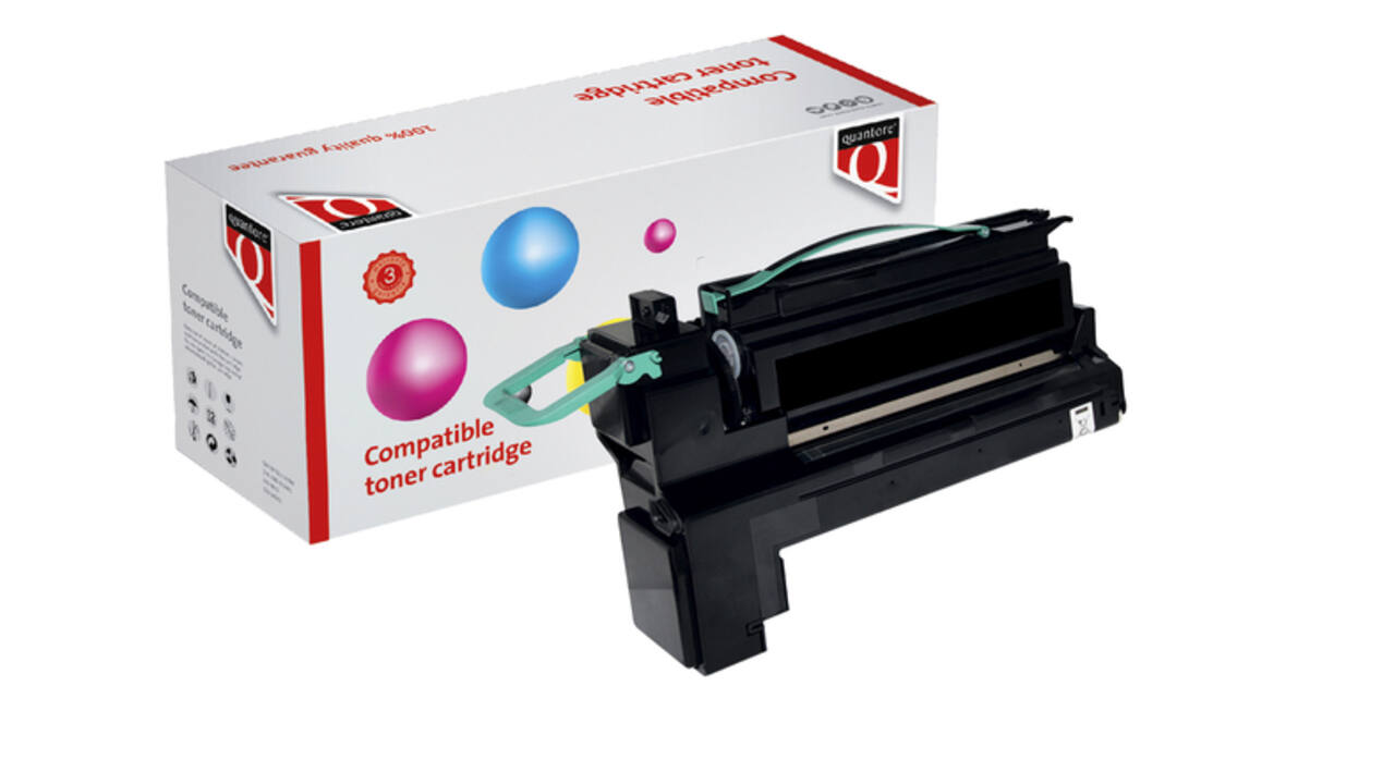 Tonercartridge Quantore alternatief tbv Lexmark X792X2KG zwart