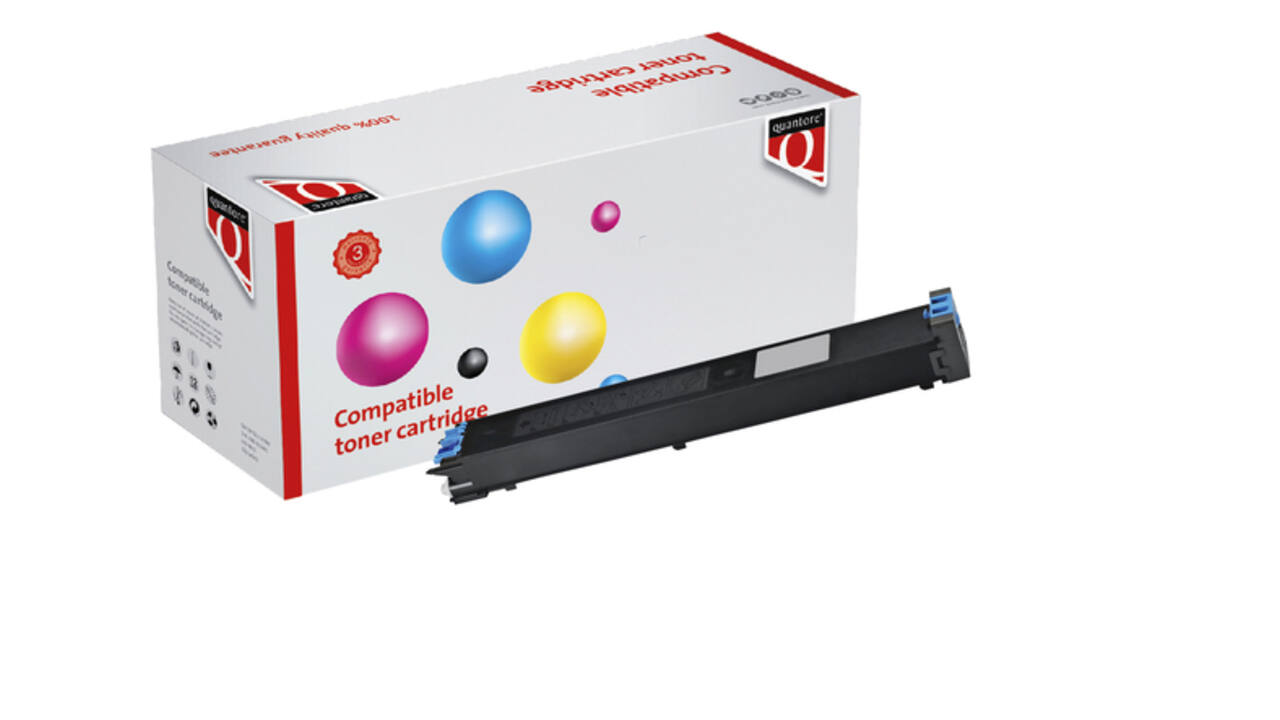 Toner Quantore alternatief tbv Sharp MX-31GTCA blauw