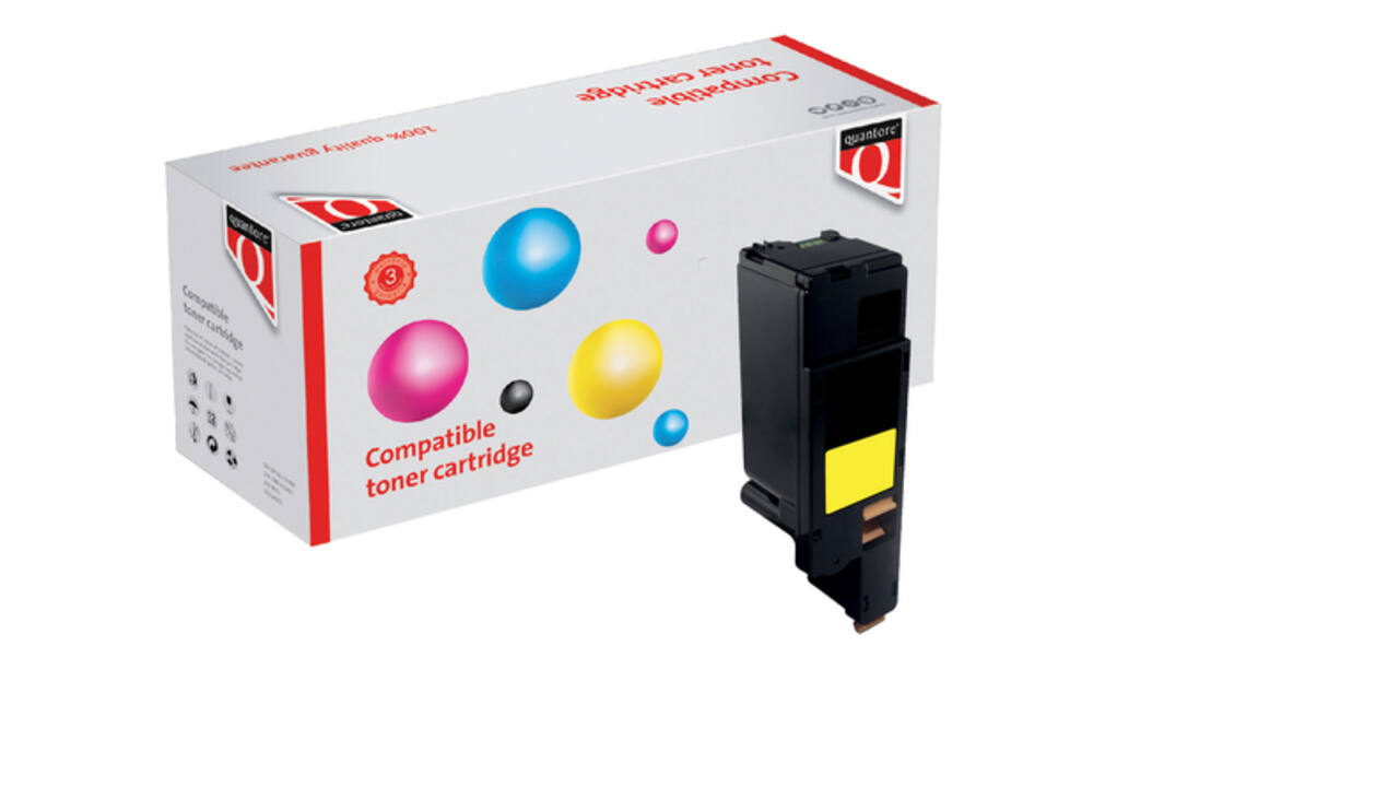 Tonercartridge Quantore alternatief tbv Xerox 106R01629 geel
