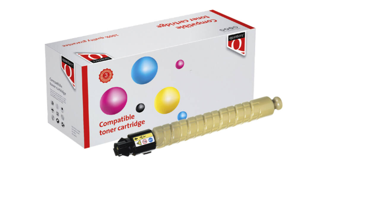 Toner Quantore alternatief tbv Ricoh 842094 geel