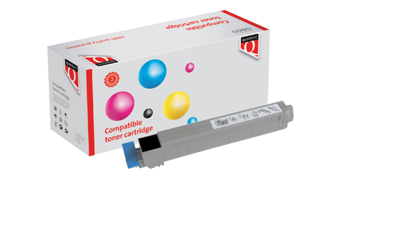 Tonercartridge Quantore Oki 44643004 zwart