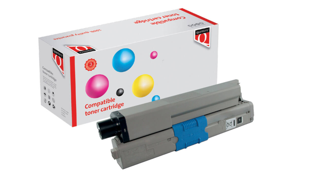 Toner Quantore alternatief tbv Oki 44844508 zwart