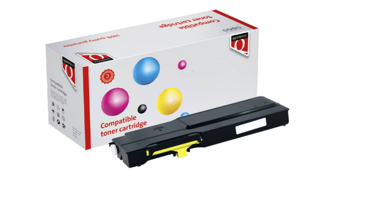 Tonercartridge Quantore alternatief tbv Xerox 106R03529 geel