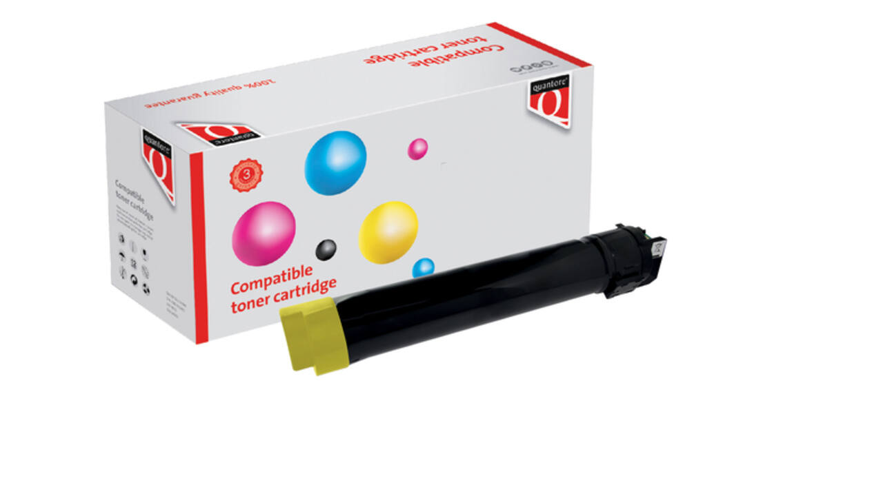 Tonercartridge Quantore alternatief tbv Xerox 106R01438 geel
