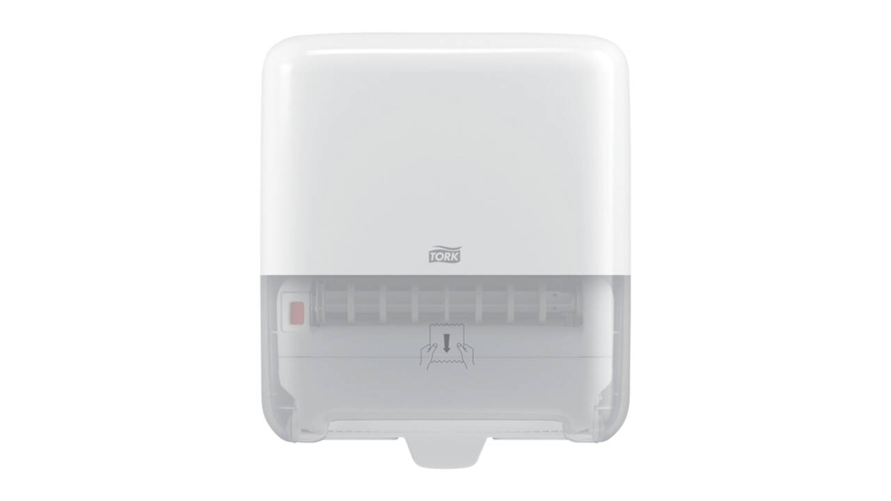 Handdoekroldispenser Tork H1 Elevation Matic wit 551000