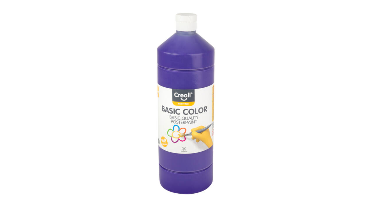 Plakkaatverf Creall basic paars 1000ml