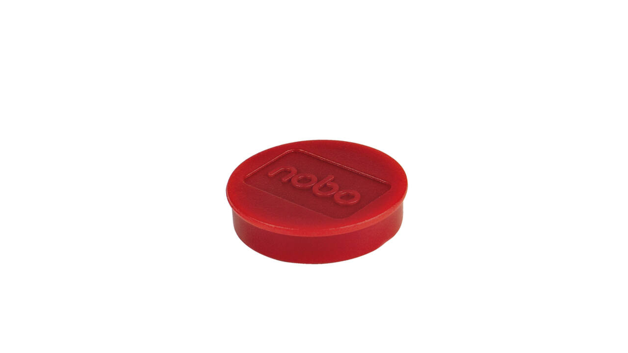 Magneet Nobo 32mm rood 10 stuks