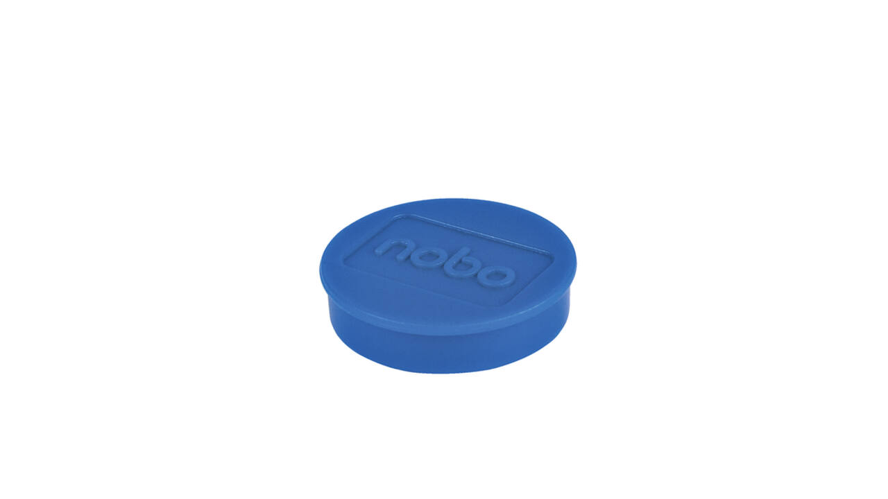 Magneet Nobo 32mm blauw 10 stuks