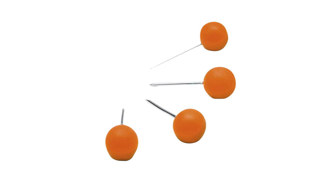 Punaises Nobo oranje 100 stuks