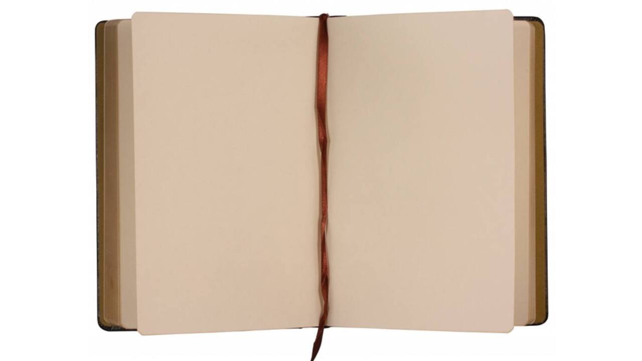 Notitieboek Kalpa Dreams 214x145x40mm blanco zwart