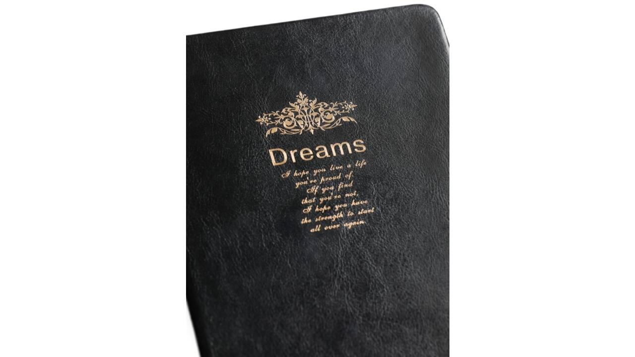Notitieboek Kalpa Dreams 214x145x40mm blanco zwart