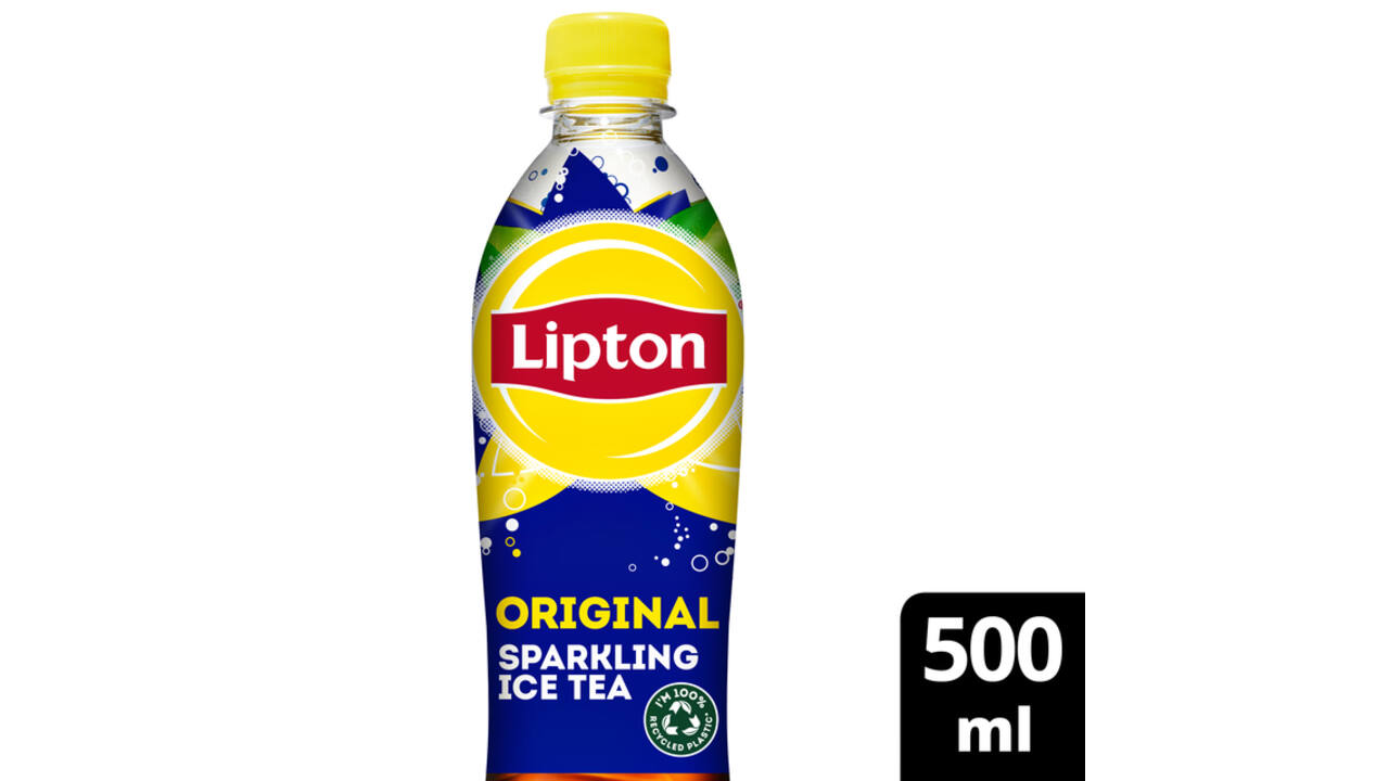 Frisdrank Lipton Ice tea sparkling petfles 500ml