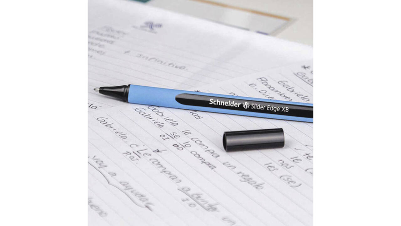 Balpen Schneider Slider Edge extra breed assorti etui à 6 stuks