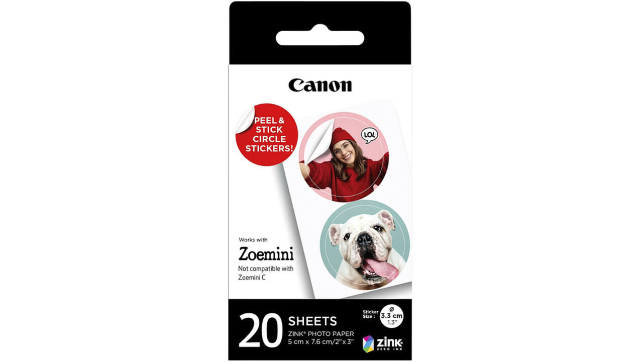 Fotopapier Canon Zoemini ZP-2030-2C 20 vel