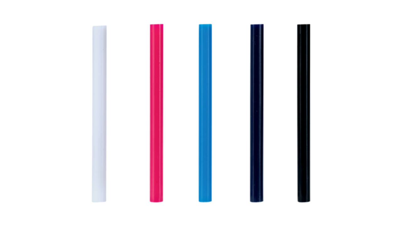 Lijmpatroon Rapid 7mm 5 kleuren assorti 36 stuks