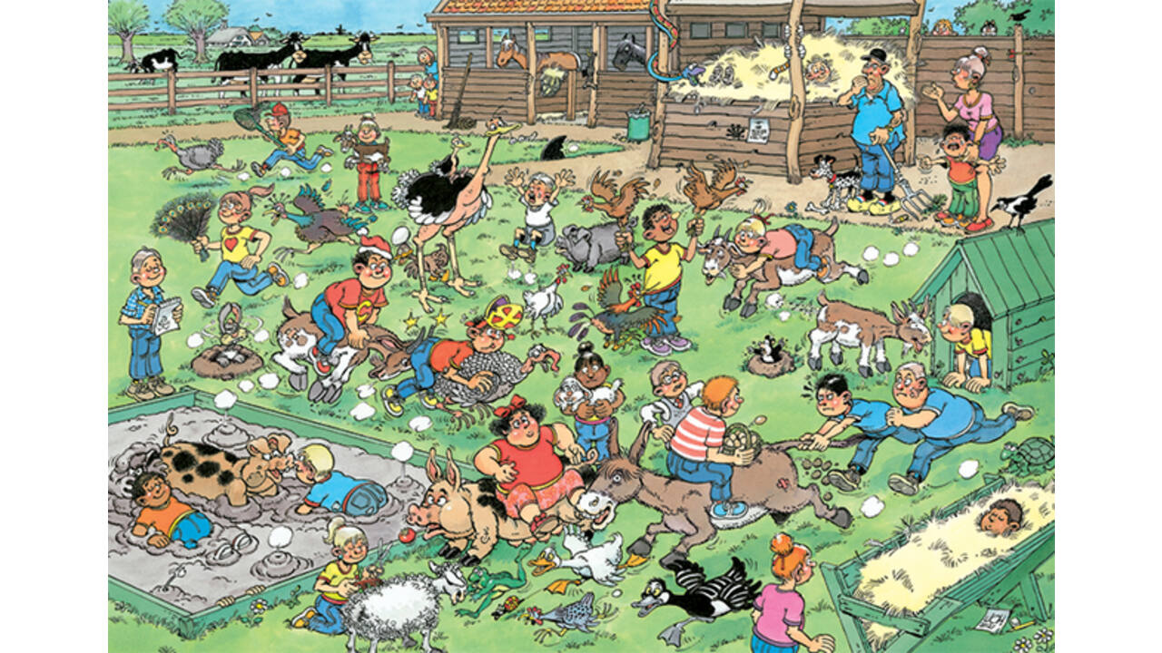 Puzzel Jan van Haasteren Junior De Kinderboerderij 360 stukjes