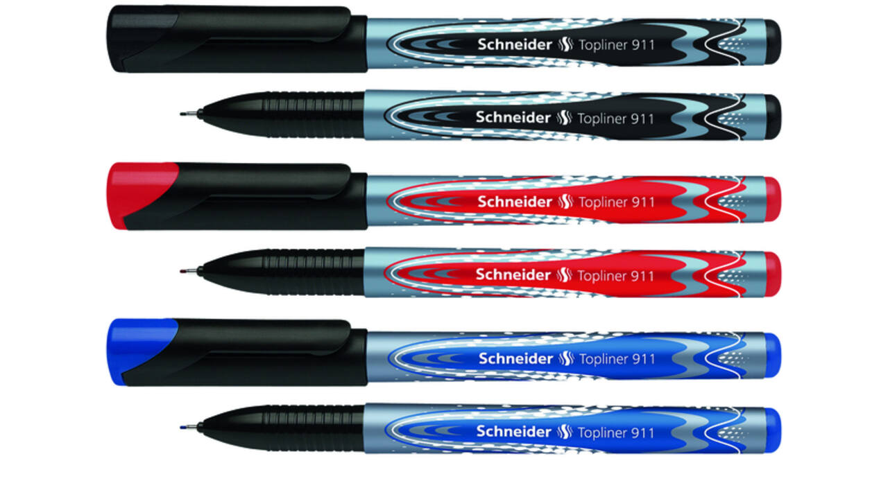 Fineliner Schneider Topliner 911 0.4mm blauw
