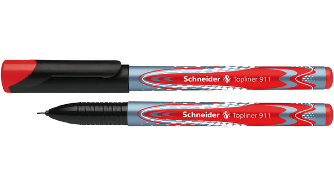 Fineliner Schneider Topliner 911 0.4mm rood