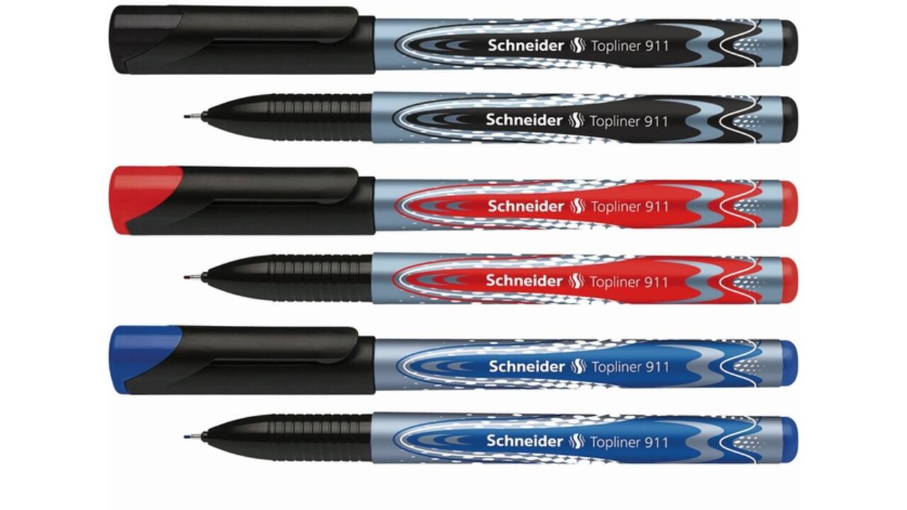 Fineliner Schneider Topliner 911 0.4mm rood