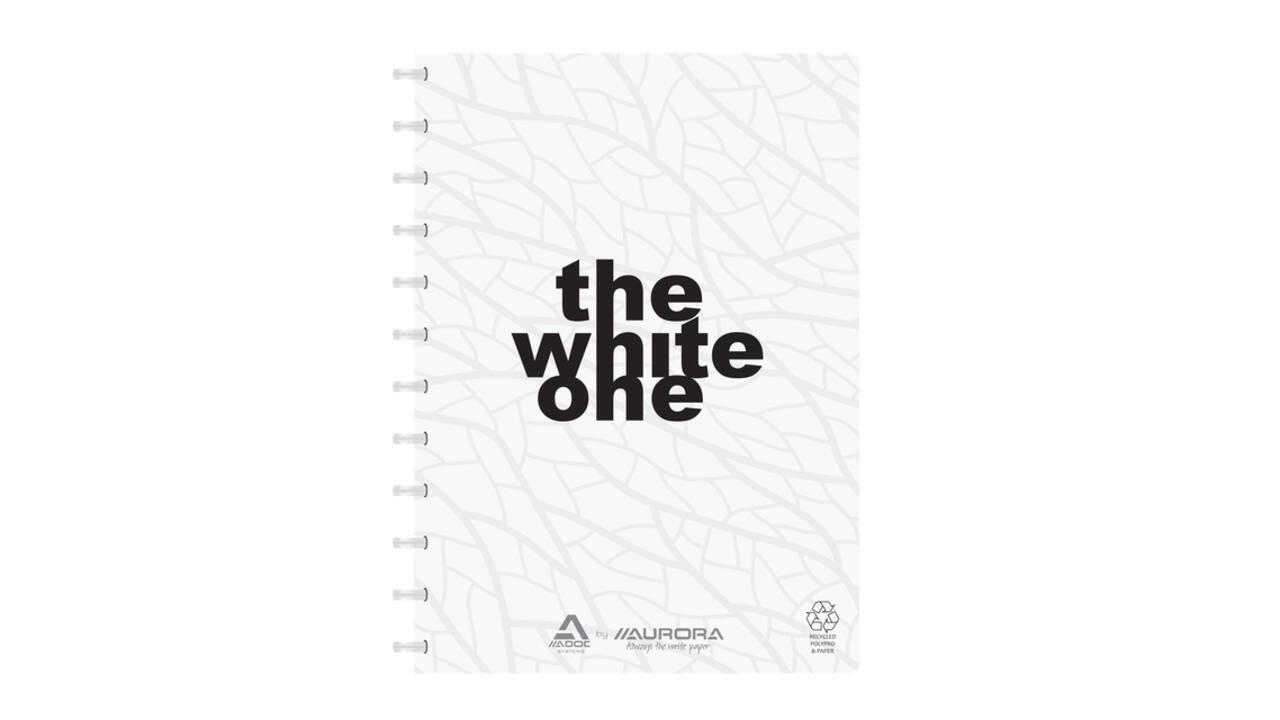 Schrift Adoc Recycled A4 blanco 144 pagina's 80gr wit