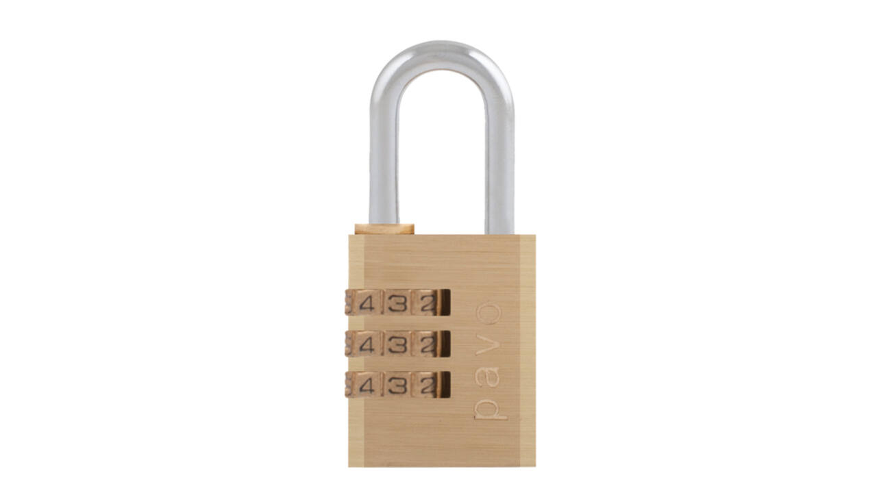 Hangslot Pavo met cijferslot 41x28x12mm