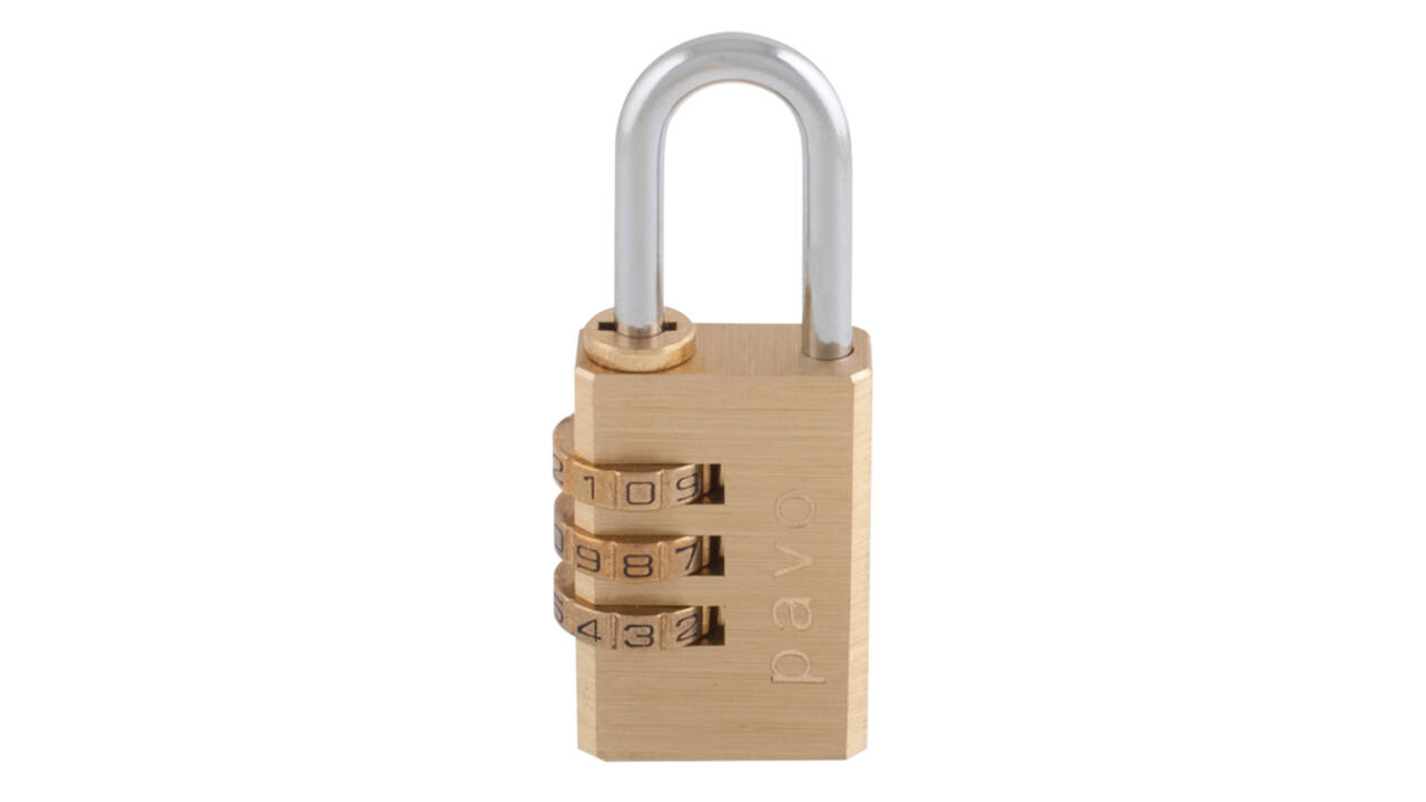 Hangslot Pavo met cijferslot 41x28x12mm