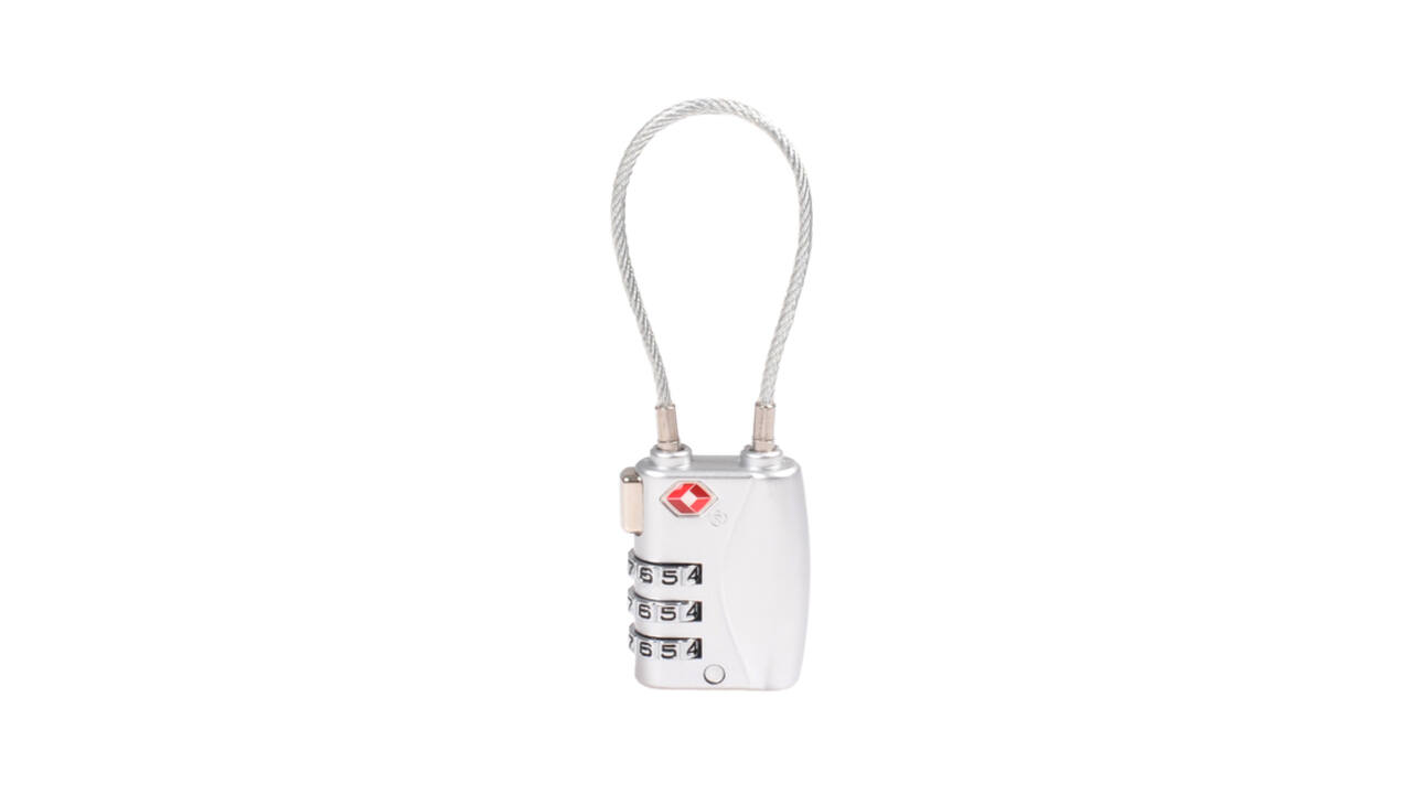 Hangslot Pavo met cijferslot en kabel TSA