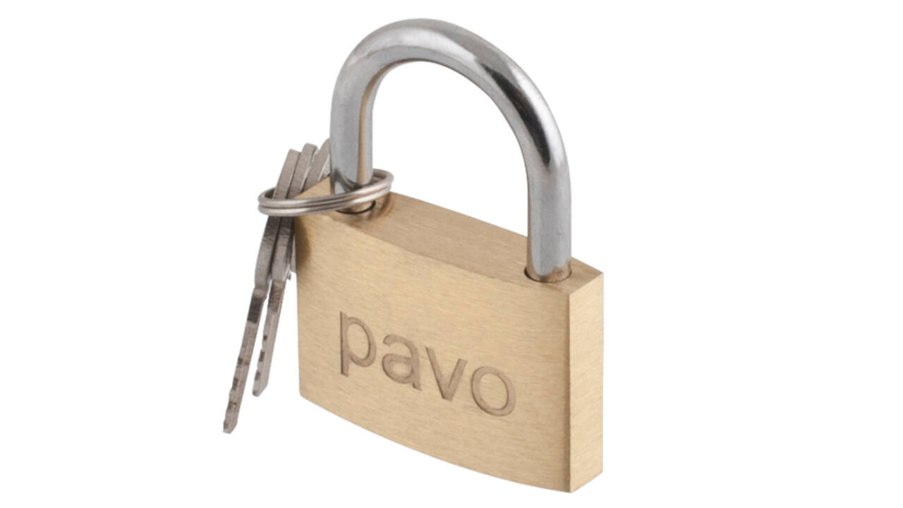 Hangslot Pavo  40mm