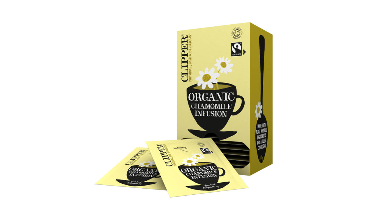 Thee Clipper infusion chamomile bio 25 zakjes