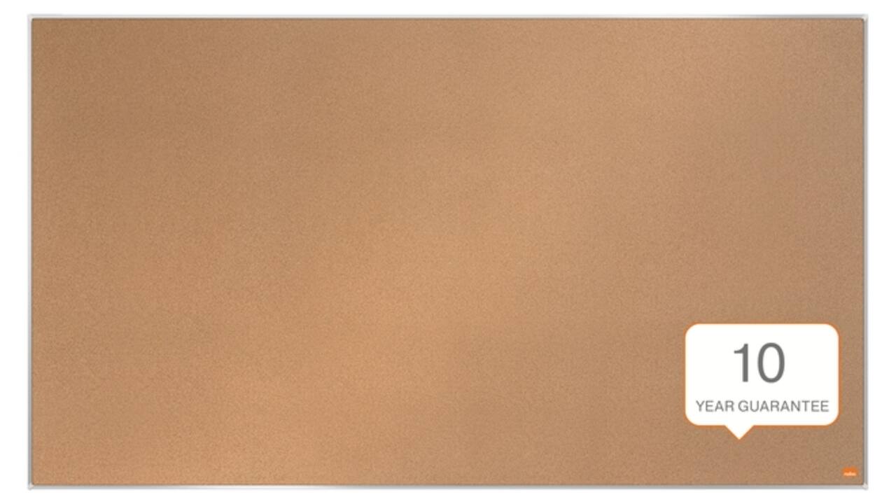 Prikbord Nobo Impression Pro widescreen 69x122cm kurk