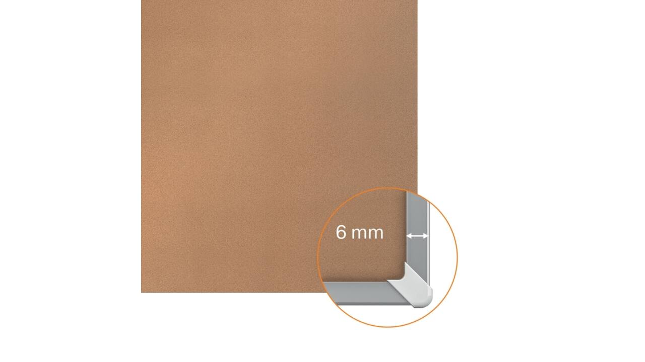 Prikbord Nobo Impression Pro widescreen 69x122cm kurk