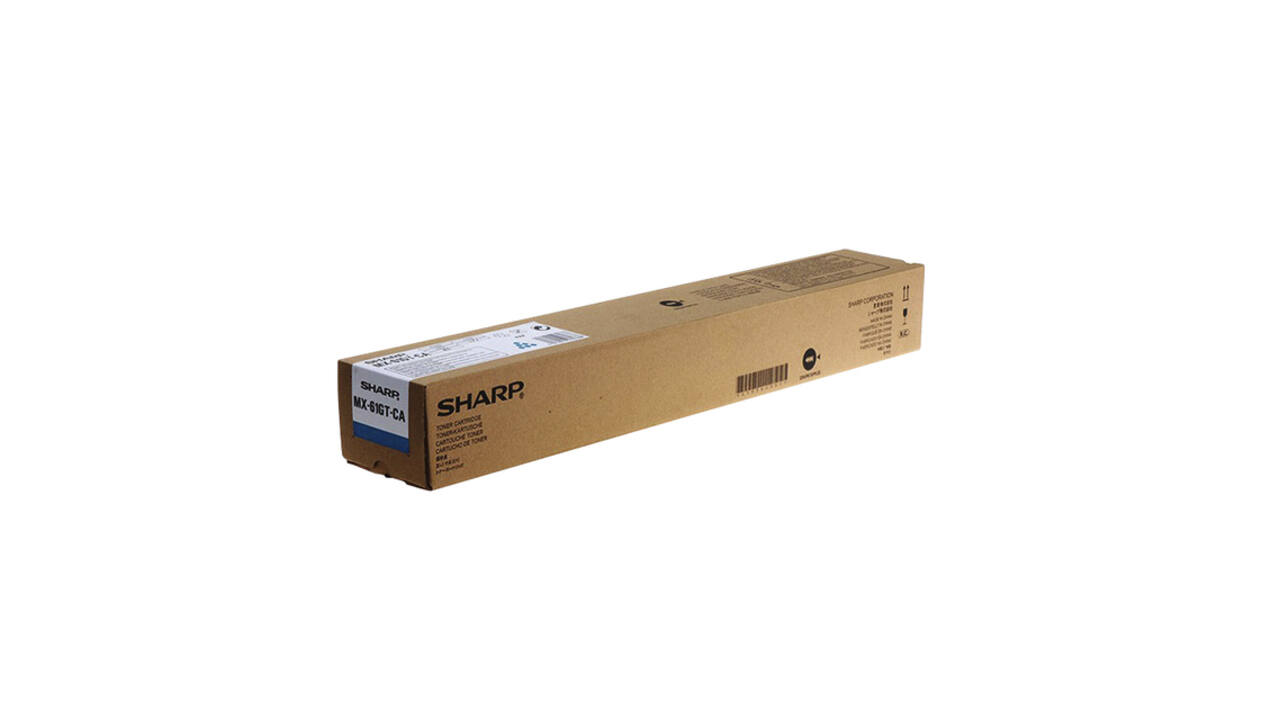 Tonercartridge Sharp MX-61GTCA blauw