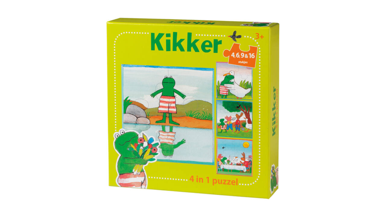 Puzzel De Wereld van Kikker 4 in 1