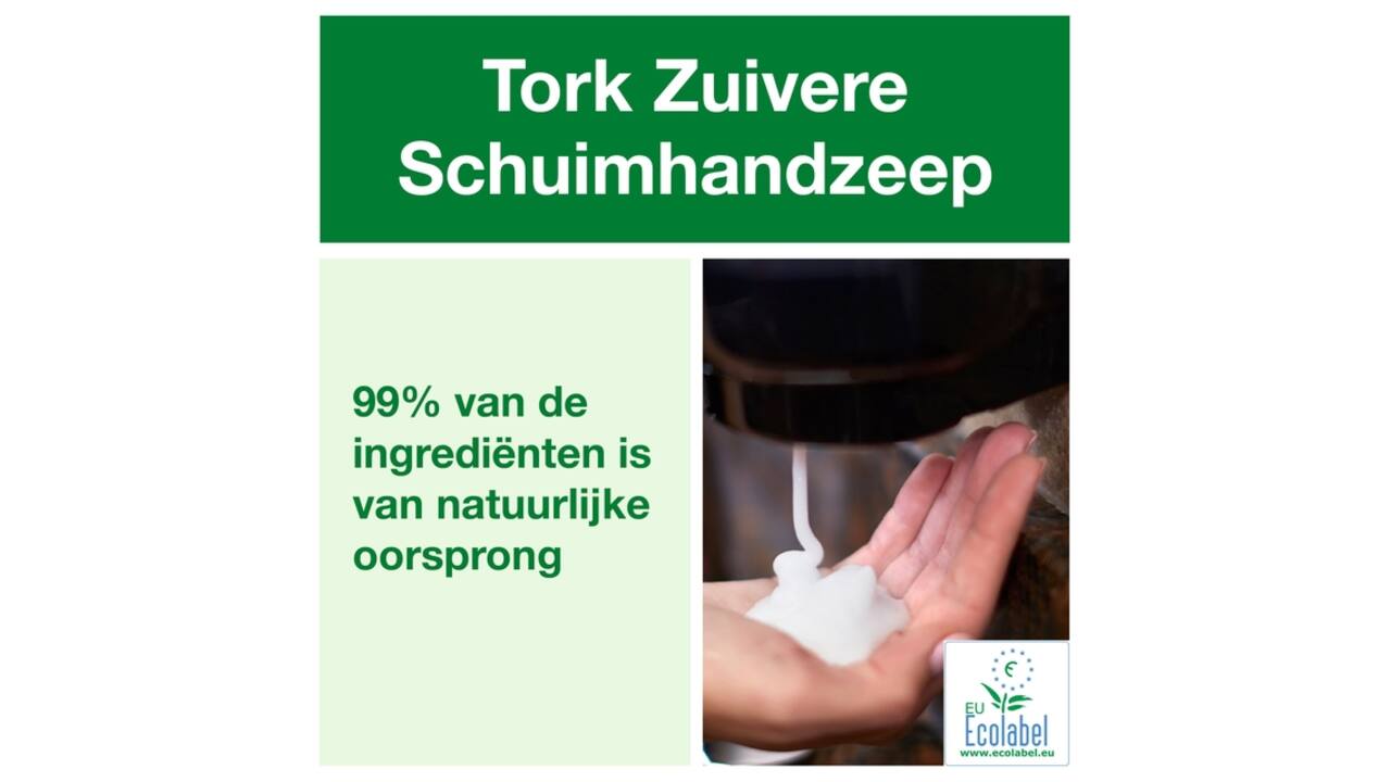 Handzeep Tork S4 Premium schuim 1000ml Clarity 520201