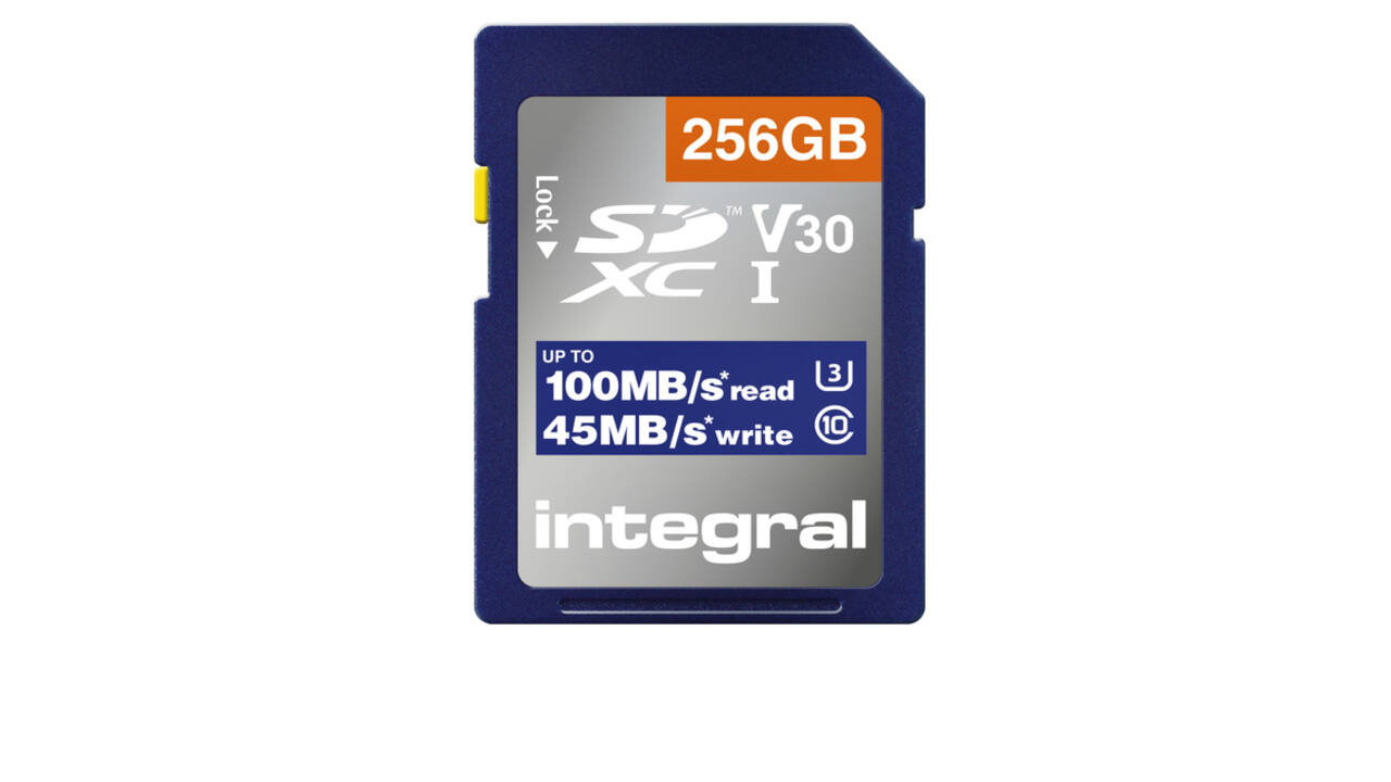 Geheugenkaart Integral SDHC-XC 256GB