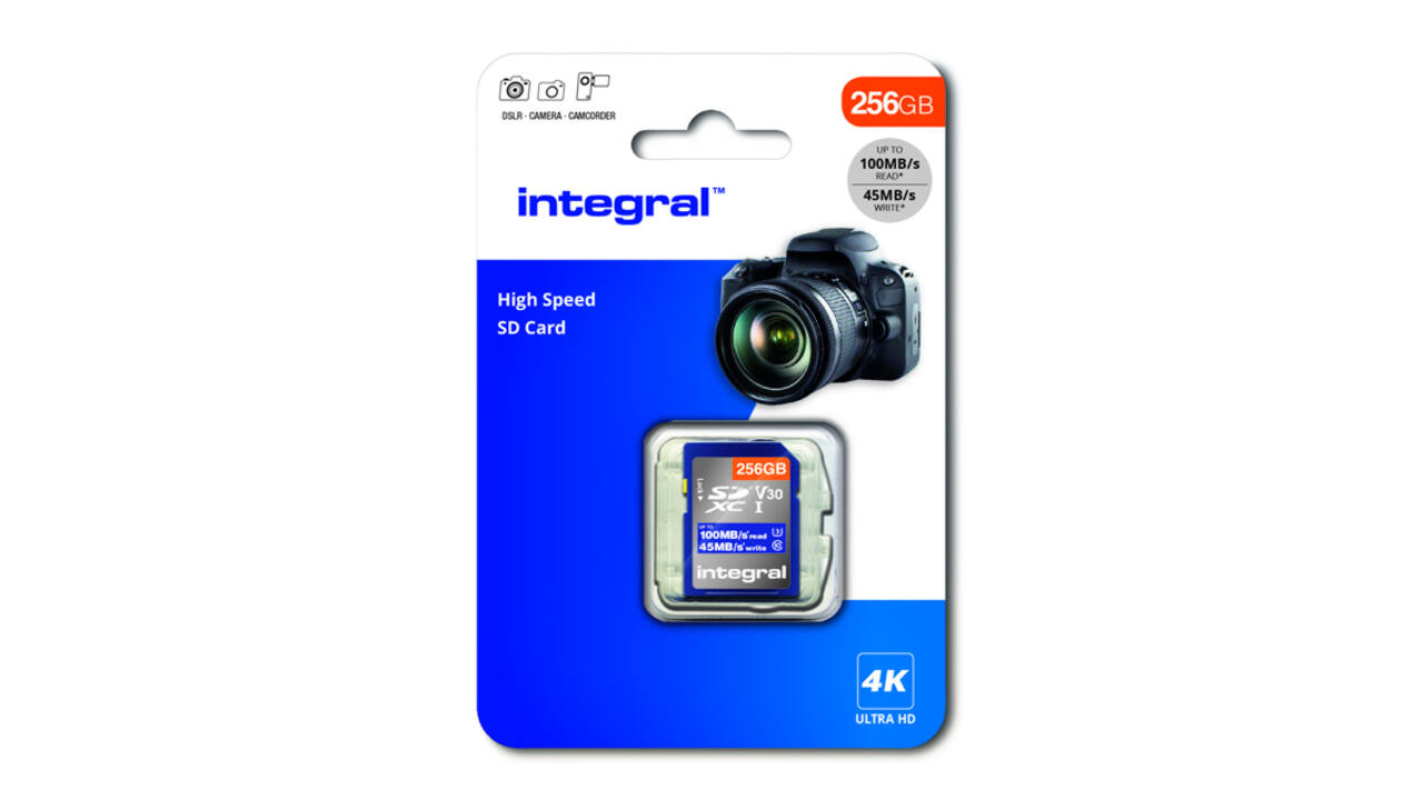Geheugenkaart Integral SDHC-XC 256GB